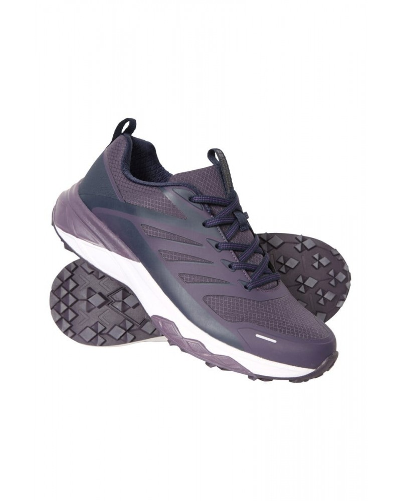 Fleet Womens Recycled Running Shoes Purple $41.29 Active