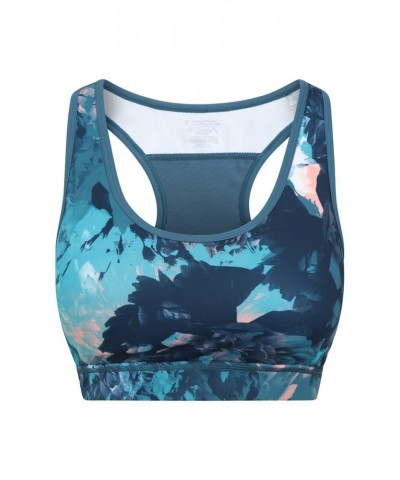 Mesh Motion Sports Bra Winter Blossom $14.57 Tops