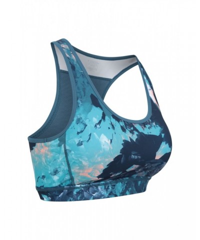 Mesh Motion Sports Bra Winter Blossom $14.57 Tops