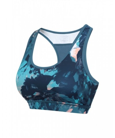 Mesh Motion Sports Bra Winter Blossom $14.57 Tops