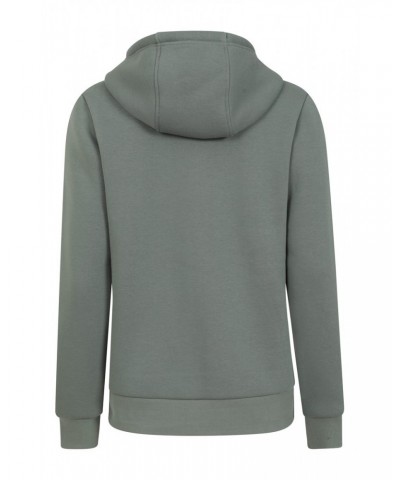 Dalton Womens Sherpa Lined Hoodie Khaki $18.49 Tops