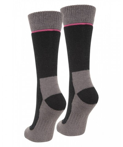 Explorer Womens Merino Thermal Socks 2-Pack Black $19.24 Accessories