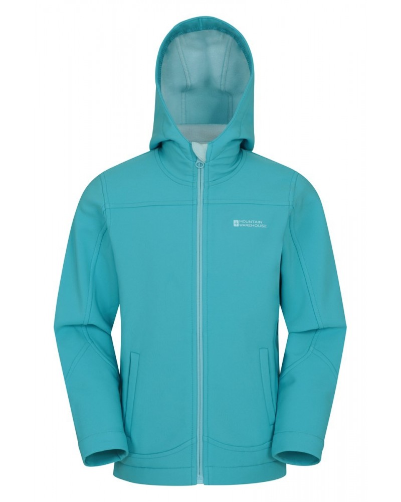 Exodus Kids Water Resistant Softshell Light Blue $13.53 Jackets