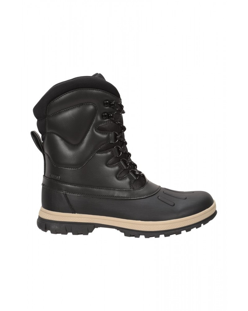 Arctic Thermal Mens Snow Boots Black $35.39 Footwear