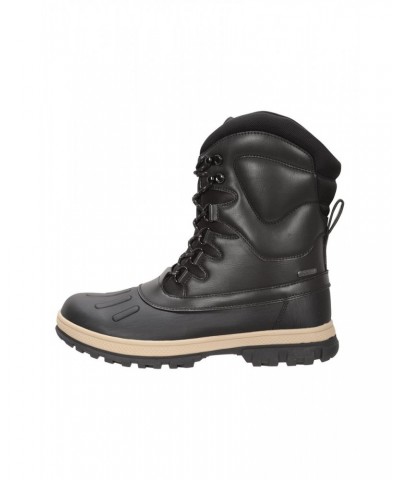 Arctic Thermal Mens Snow Boots Black $35.39 Footwear