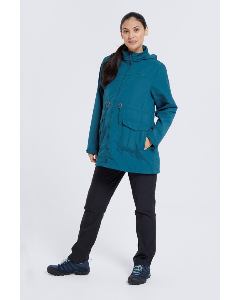 Maternity Skye Womens Short Jacket Teal $34.79 Jackets