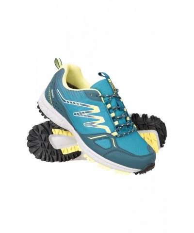 Lakeside Trail Womens Waterproof Running Shoes Dark Blue $25.44 Active