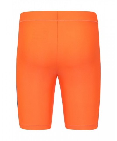 Kids Swimming Shorts Orange $10.19 Swimwear