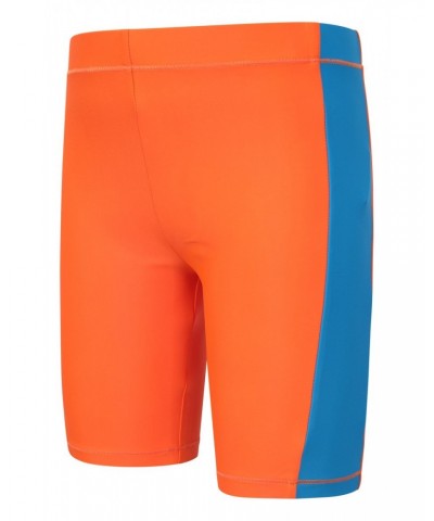 Kids Swimming Shorts Orange $10.19 Swimwear