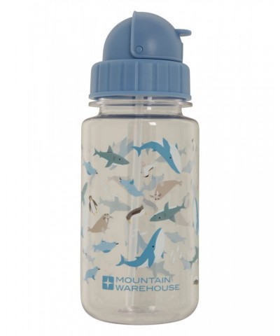 BPA Free Printed Flip Lid Kids Bottle - 12 oz Pale Blue $9.53 Accessories