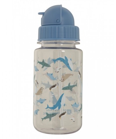 BPA Free Printed Flip Lid Kids Bottle - 12 oz Pale Blue $9.53 Accessories