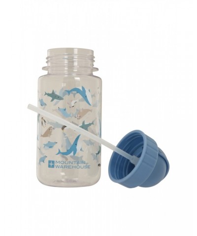 BPA Free Printed Flip Lid Kids Bottle - 12 oz Pale Blue $9.53 Accessories