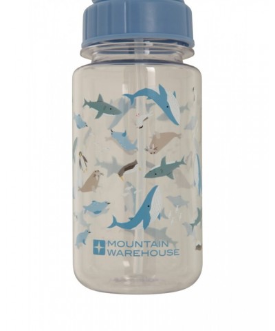 BPA Free Printed Flip Lid Kids Bottle - 12 oz Pale Blue $9.53 Accessories