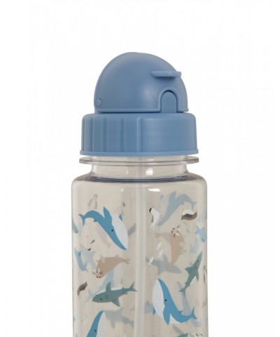 BPA Free Printed Flip Lid Kids Bottle - 12 oz Pale Blue $9.53 Accessories