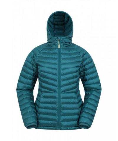 Skyline Extreme Womens Hydrophobic Down Jacket Teal $52.99 Jackets