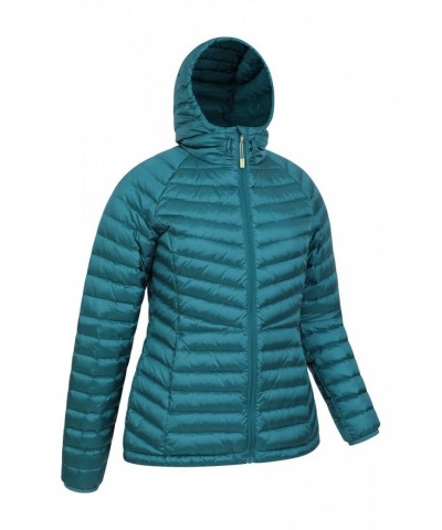 Skyline Extreme Womens Hydrophobic Down Jacket Teal $52.99 Jackets