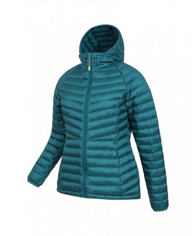 Skyline Extreme Womens Hydrophobic Down Jacket Teal $52.99 Jackets