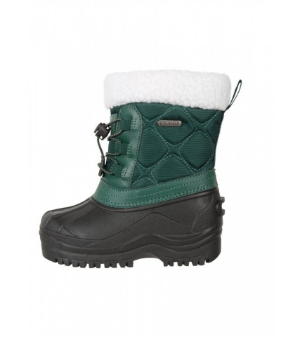 Arctic Toddler Adaptive Waterproof Snow Boots Dark Green $14.00 Footwear