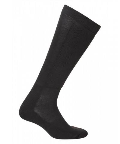 Mens IsoCool Knee Length Ski Socks Jet Black $11.19 Accessories