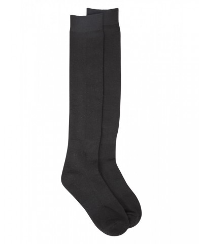 Mens IsoCool Knee Length Ski Socks Jet Black $11.19 Accessories