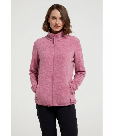 Snowdon Melange II Womens Full-Zip Fleece Pale Pink $19.60 Fleece