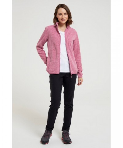 Snowdon Melange II Womens Full-Zip Fleece Pale Pink $19.60 Fleece