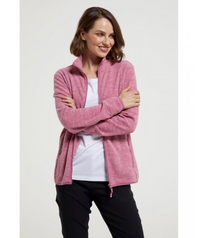 Snowdon Melange II Womens Full-Zip Fleece Pale Pink $19.60 Fleece