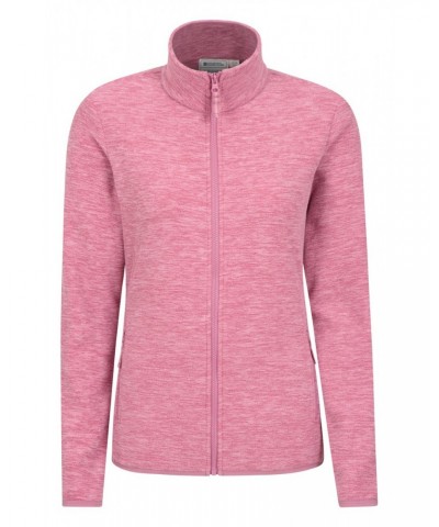 Snowdon Melange II Womens Full-Zip Fleece Pale Pink $19.60 Fleece