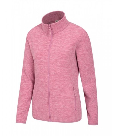 Snowdon Melange II Womens Full-Zip Fleece Pale Pink $19.60 Fleece