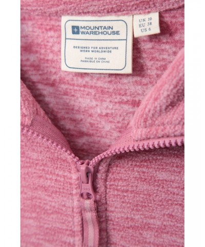 Snowdon Melange II Womens Full-Zip Fleece Pale Pink $19.60 Fleece