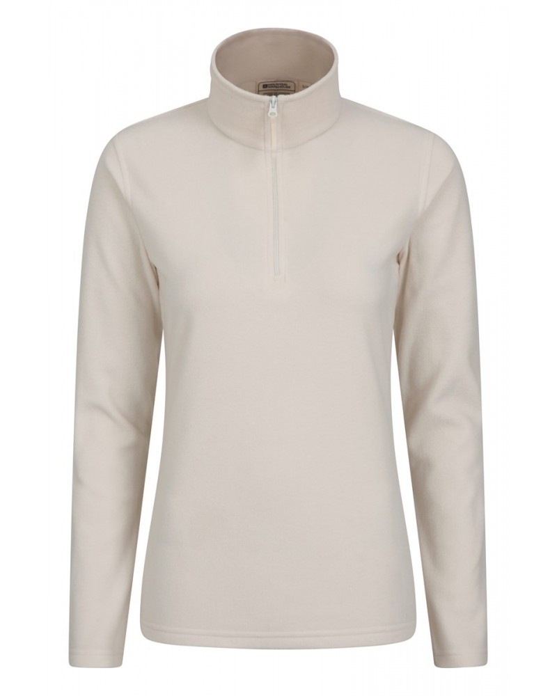 Camber Womens Half-Zip Fleece Cream $14.99 Fleece