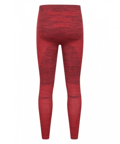 Slalom Mens Seamless Base Layer Pants Red $17.69 Pants