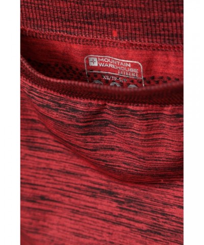 Slalom Mens Seamless Base Layer Pants Red $17.69 Pants