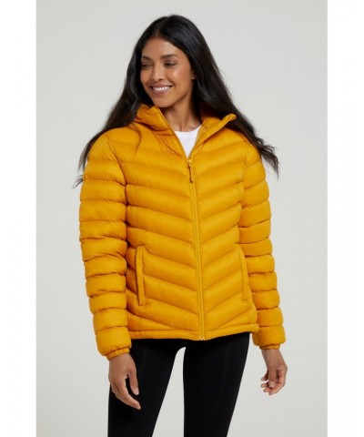 Seasons Womens Insulated Jacket Yellow $35.00 Jackets