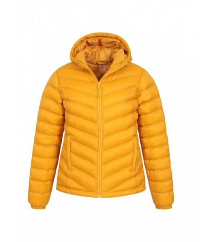 Seasons Womens Insulated Jacket Yellow $35.00 Jackets