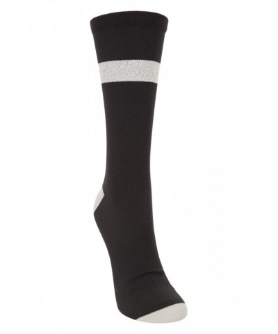 Iso-Viz Reflective Womens Running Socks Black $11.79 Accessories