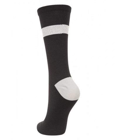 Iso-Viz Reflective Womens Running Socks Black $11.79 Accessories