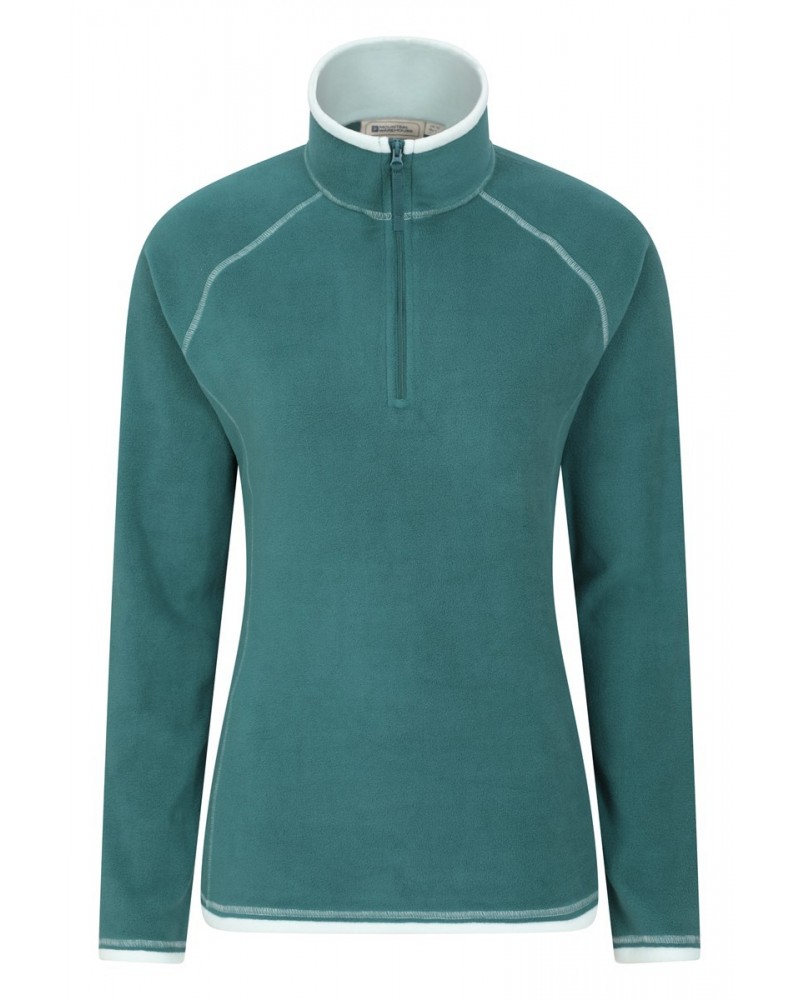 Montana Womens Half-Zip Fleece Teal $14.57 Fleece