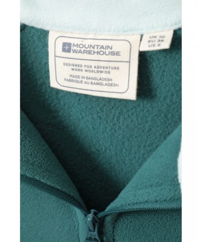 Montana Womens Half-Zip Fleece Teal $14.57 Fleece