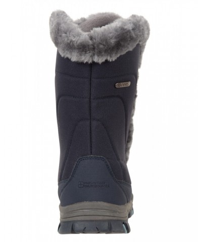 Ohio Womens Snow Boots Blue $35.99 Footwear