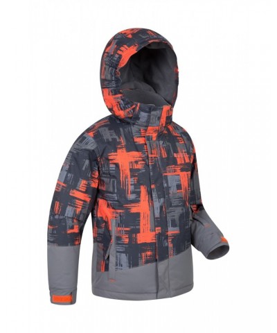 Downhill Kids Printed Ski Jacket Orange $23.64 Jackets