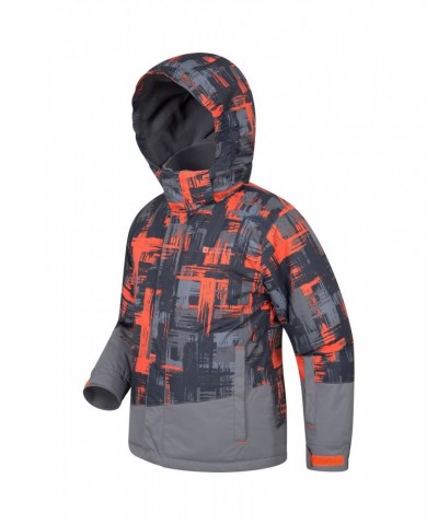 Downhill Kids Printed Ski Jacket Orange $23.64 Jackets