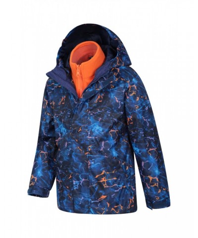 Atom Printed Waterproof 3-in-1 Kids Jacket Navy $22.50 Jackets