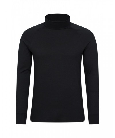 Summit Mens Merino Funnel Neck Top Black $29.14 Thermals