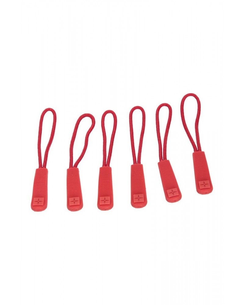 Spare Zip Pullers - 6 Pk Red $7.00 Travel Accessories