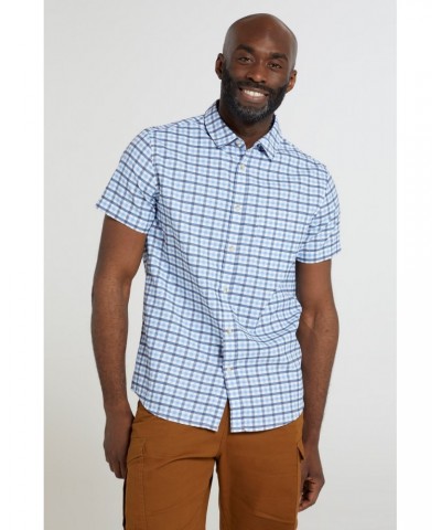 Mens Easy Care Shirt Blue $20.99 Tops