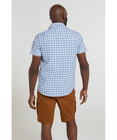 Mens Easy Care Shirt Blue $20.99 Tops