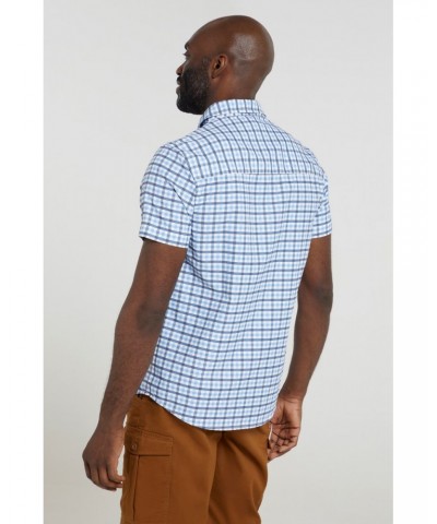 Mens Easy Care Shirt Blue $20.99 Tops