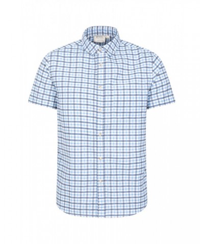 Mens Easy Care Shirt Blue $20.99 Tops