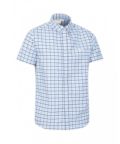 Mens Easy Care Shirt Blue $20.99 Tops